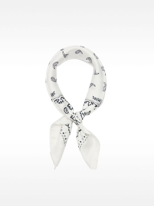Foulard carré imprimé