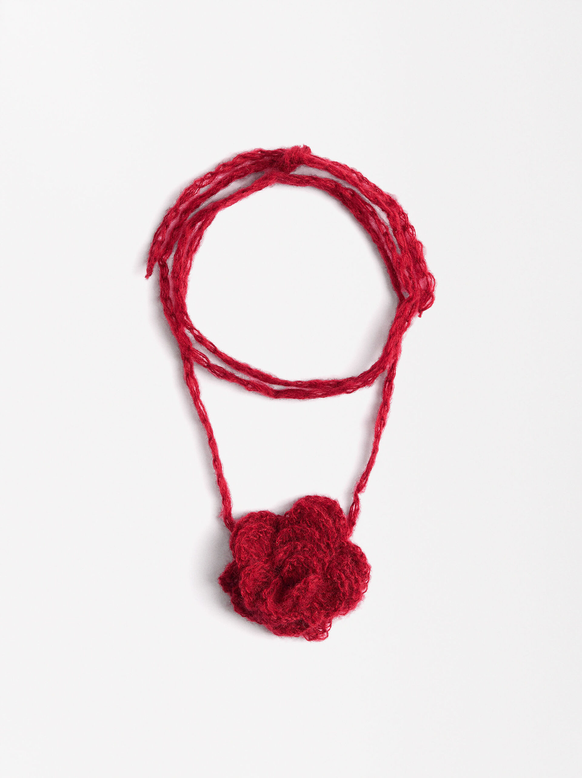 Crochet flower choker  image number 0.0