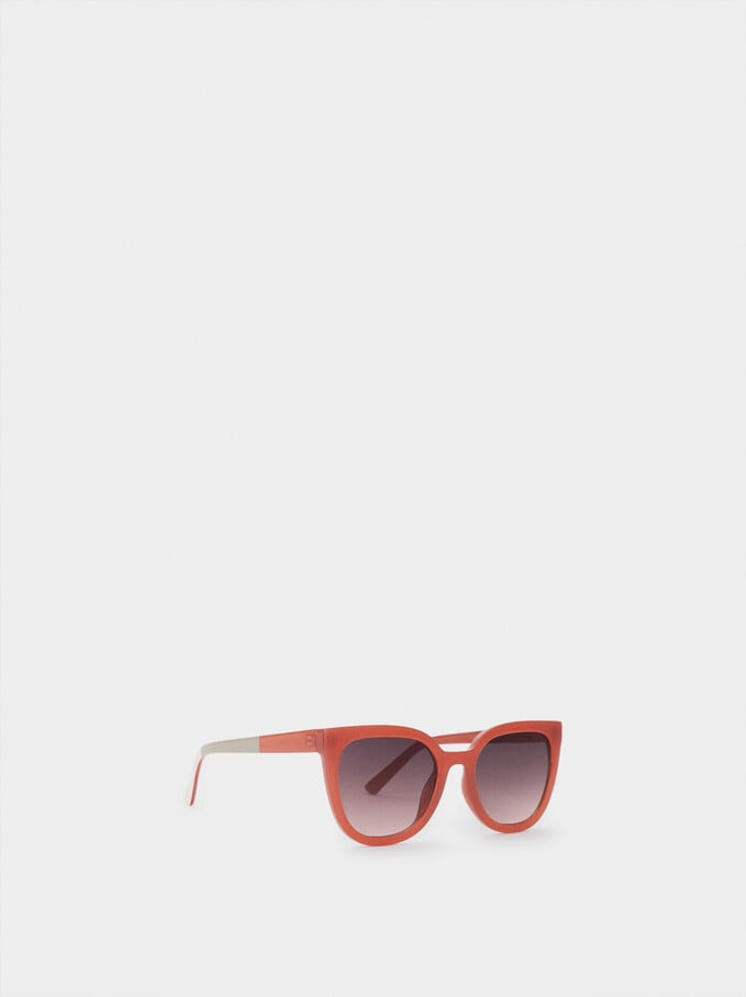 Sunglasses With Resin Frame, Purple, hi-res