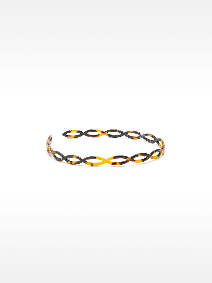 Thin headband with oval shapes