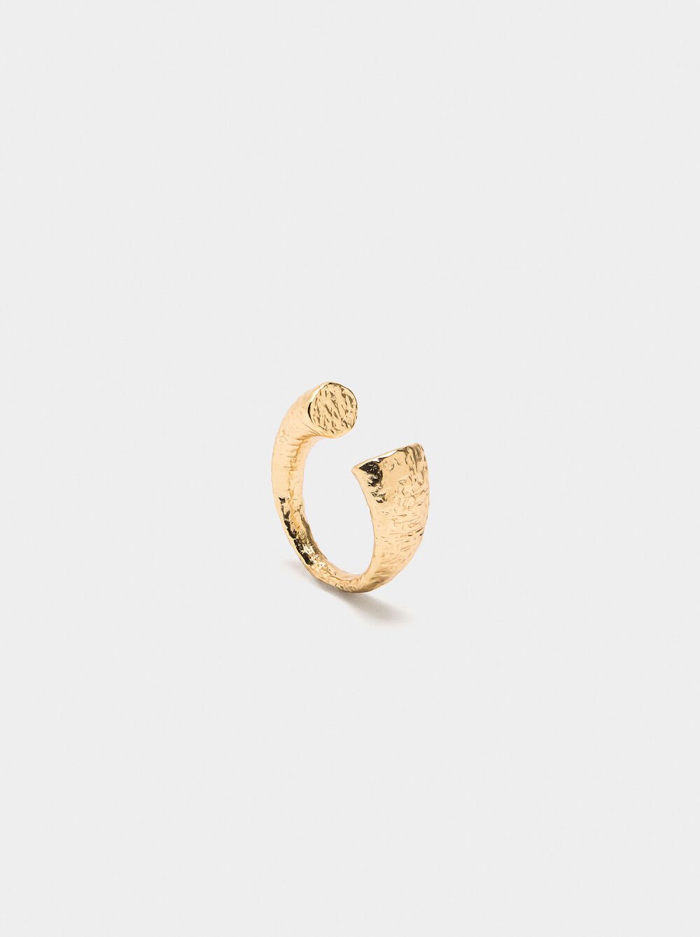 Open gold ring