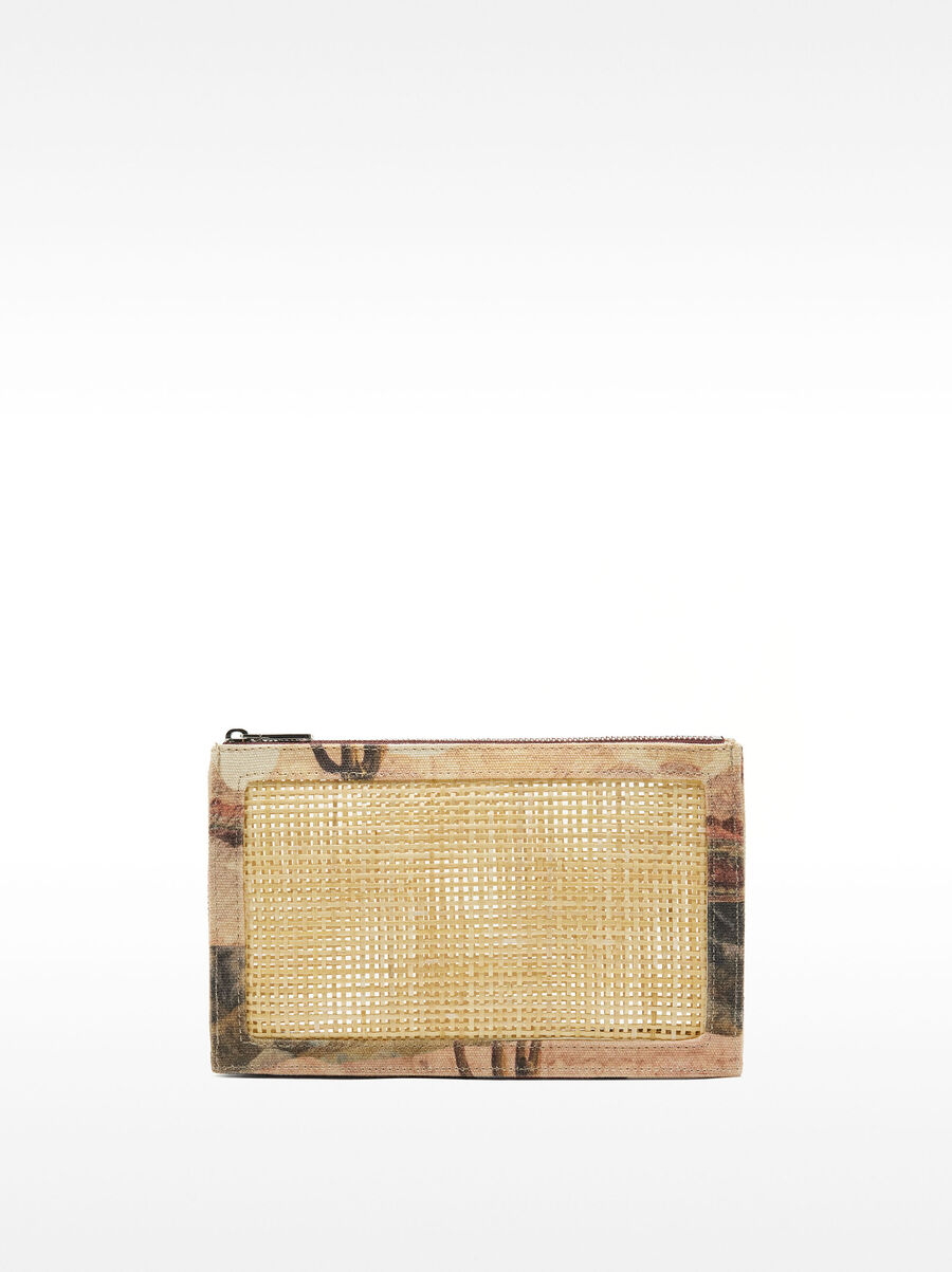 Multipurpose bag with rattan
