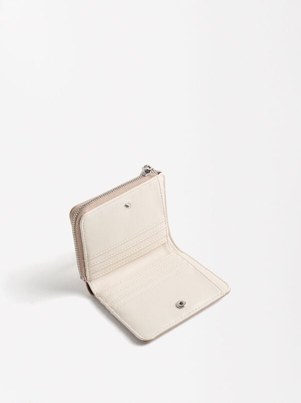 Two-tone textured wallet