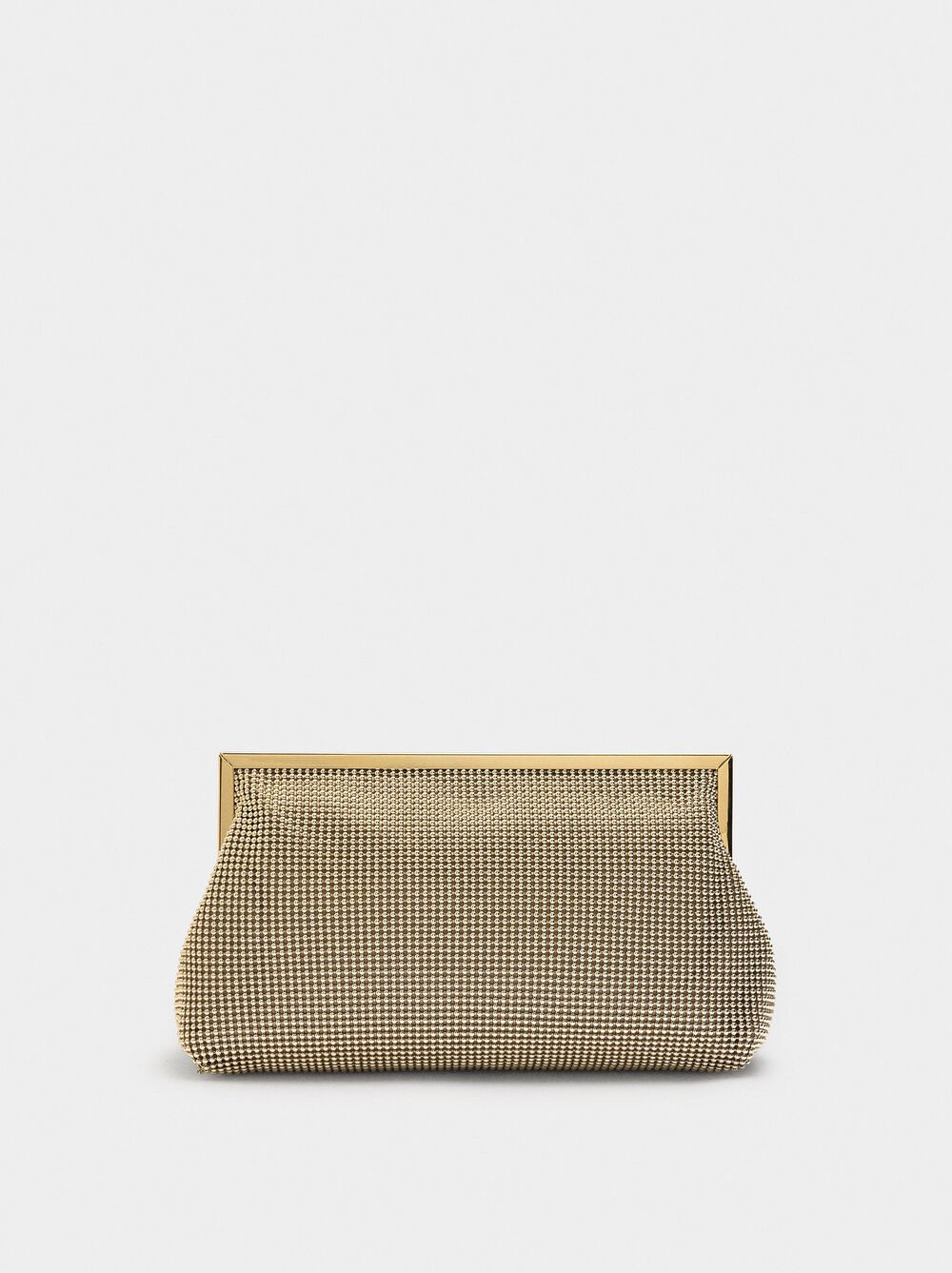 Festliche Schultertasche mit Meshstoff