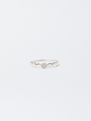 928 Silver Ring With Zirconia, Silver, hi-res