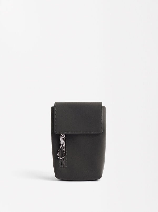 Soft texture phone pocket