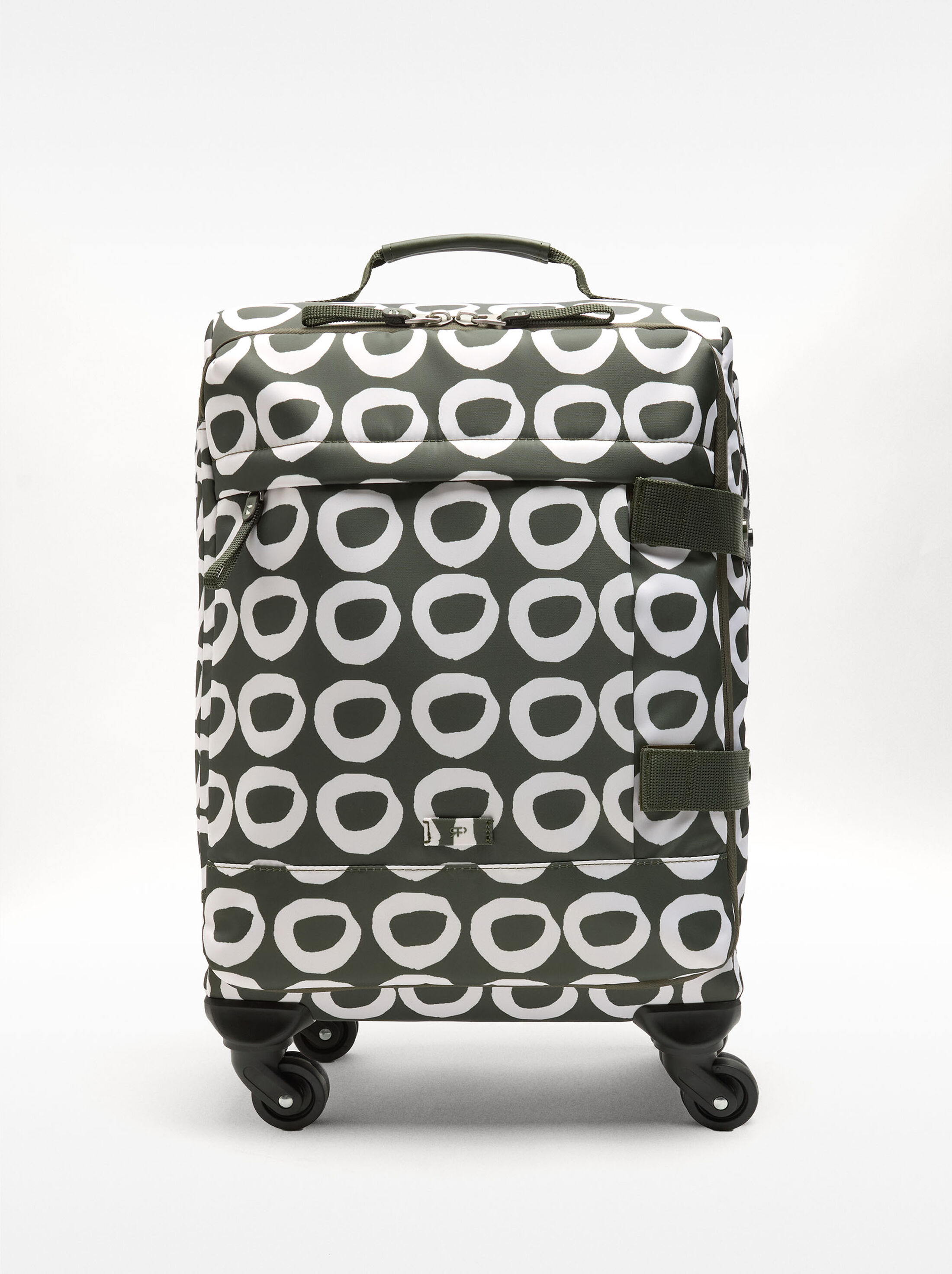 Printed nylon travel trolley image number 0.0
