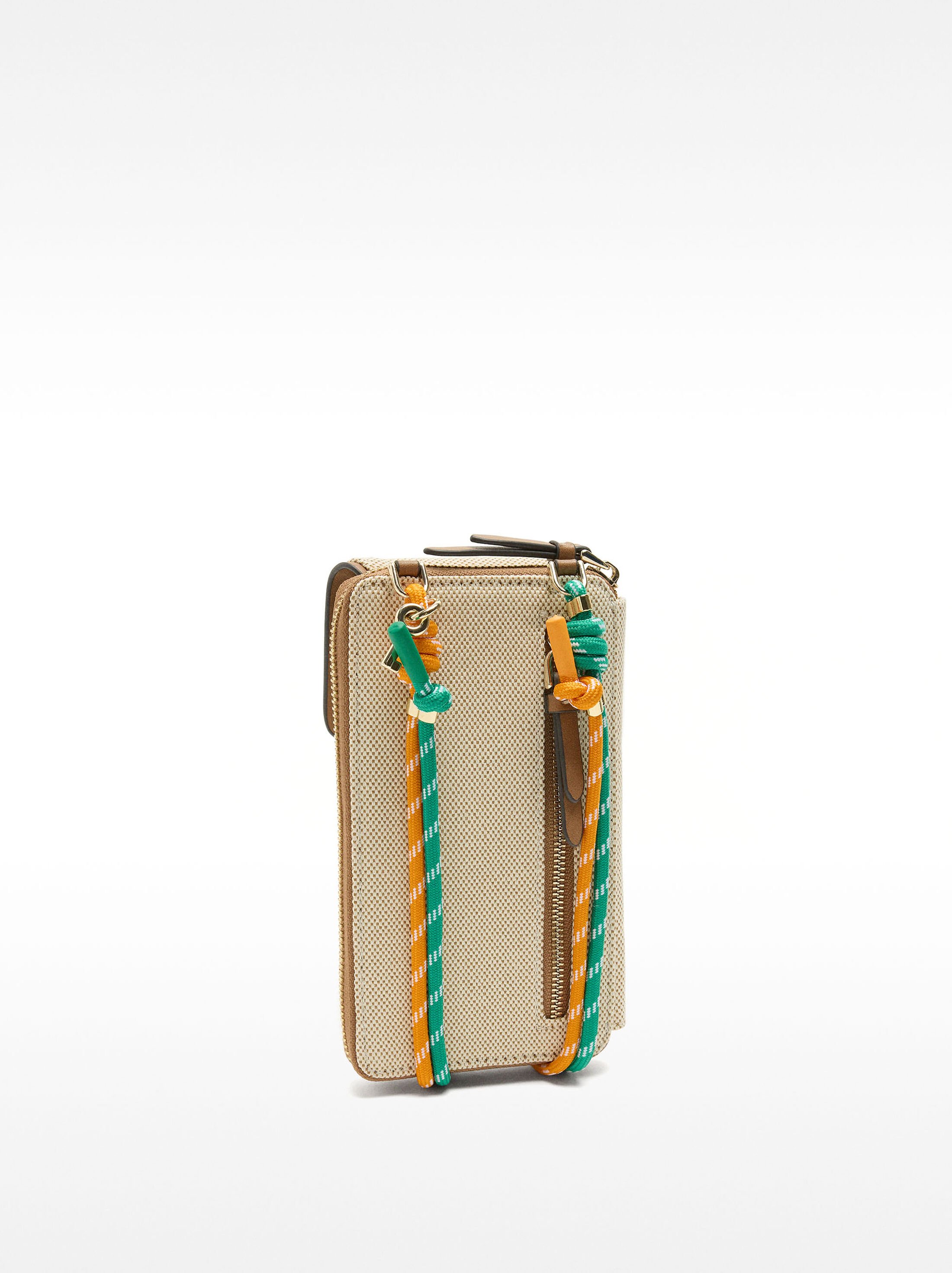 Phone bag with flap closure image number 4.0