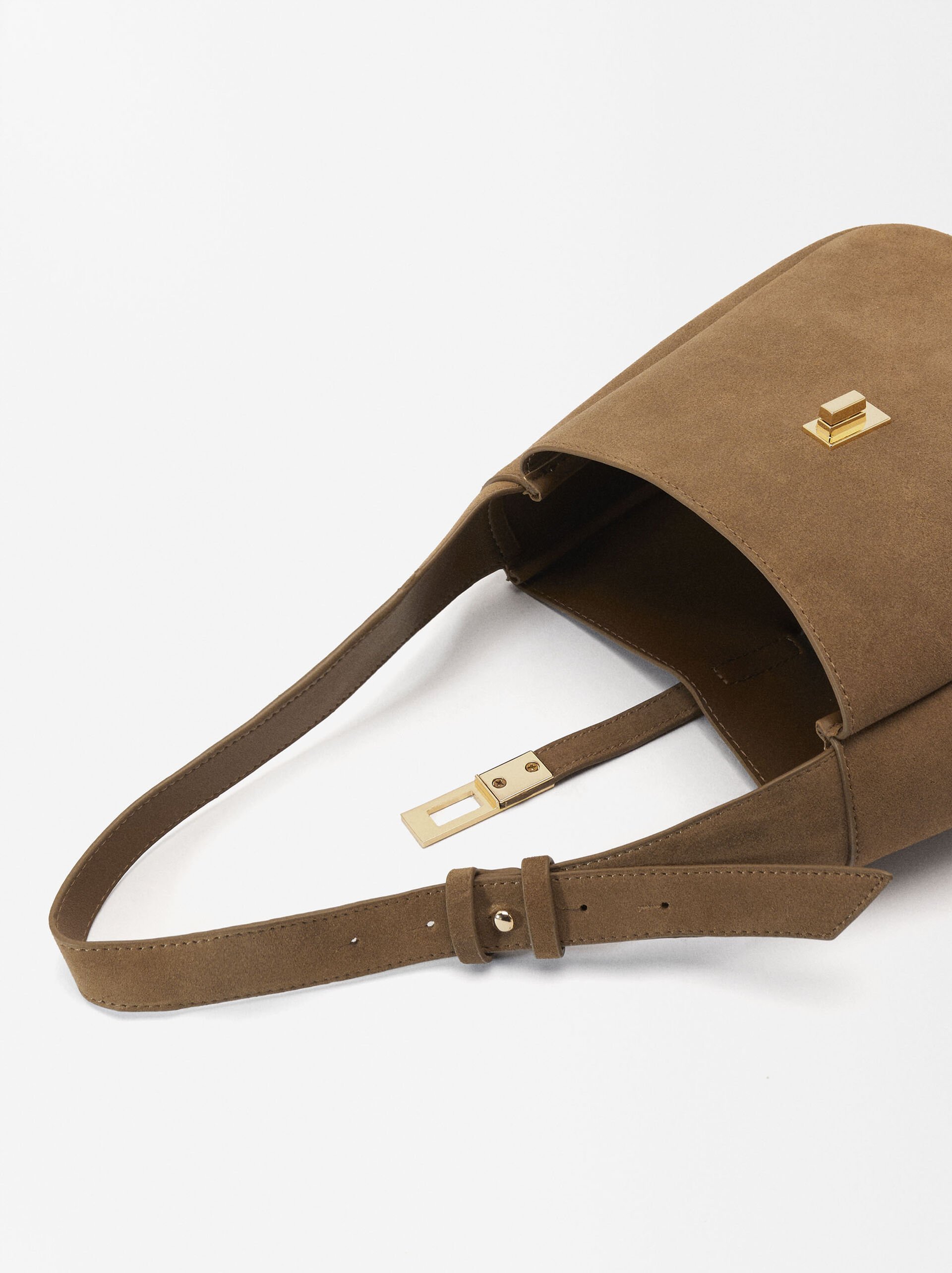 Leather Shoulder Bag image number 4.0