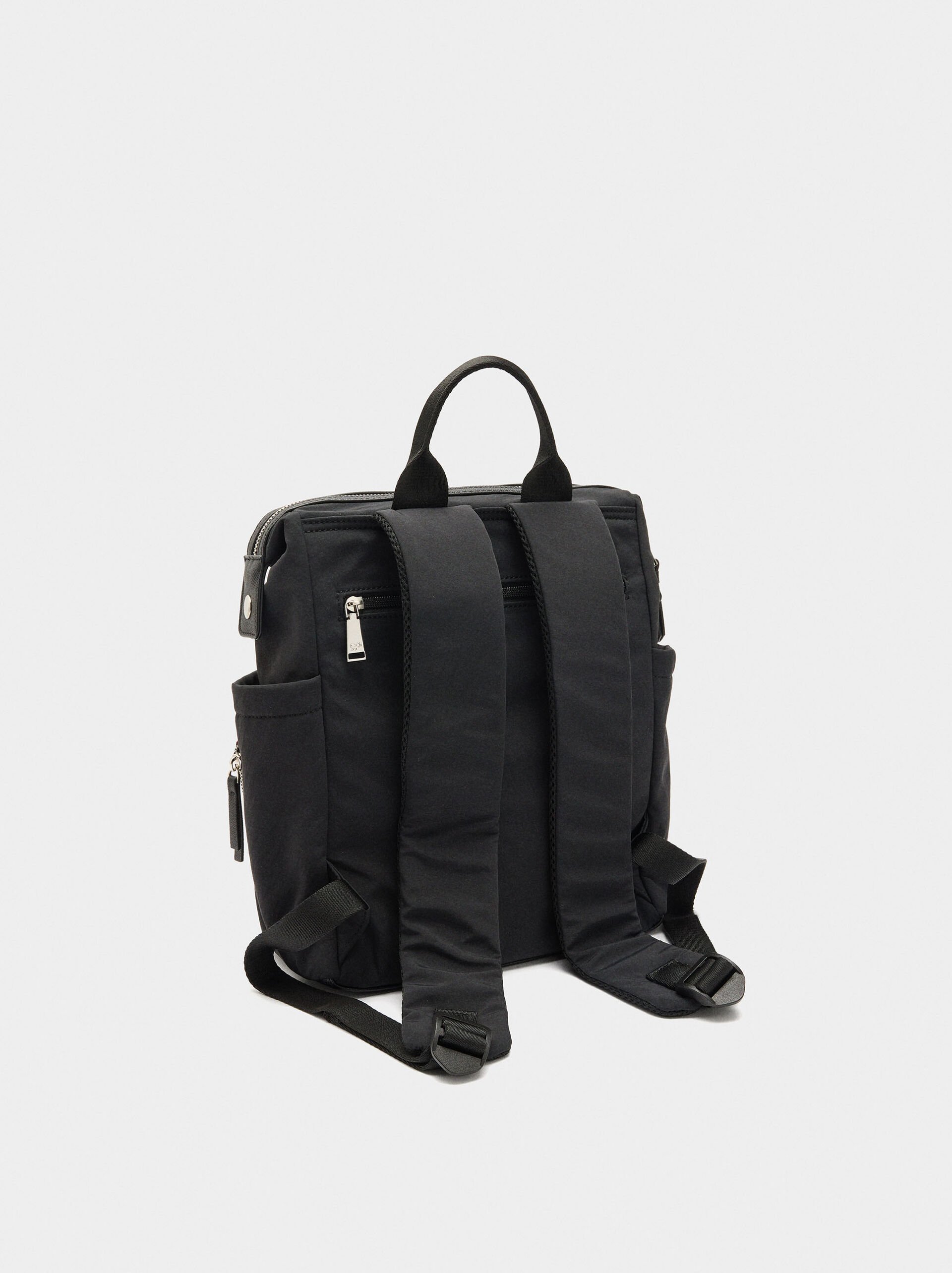Nylon laptop backpack 13" image number 3.0