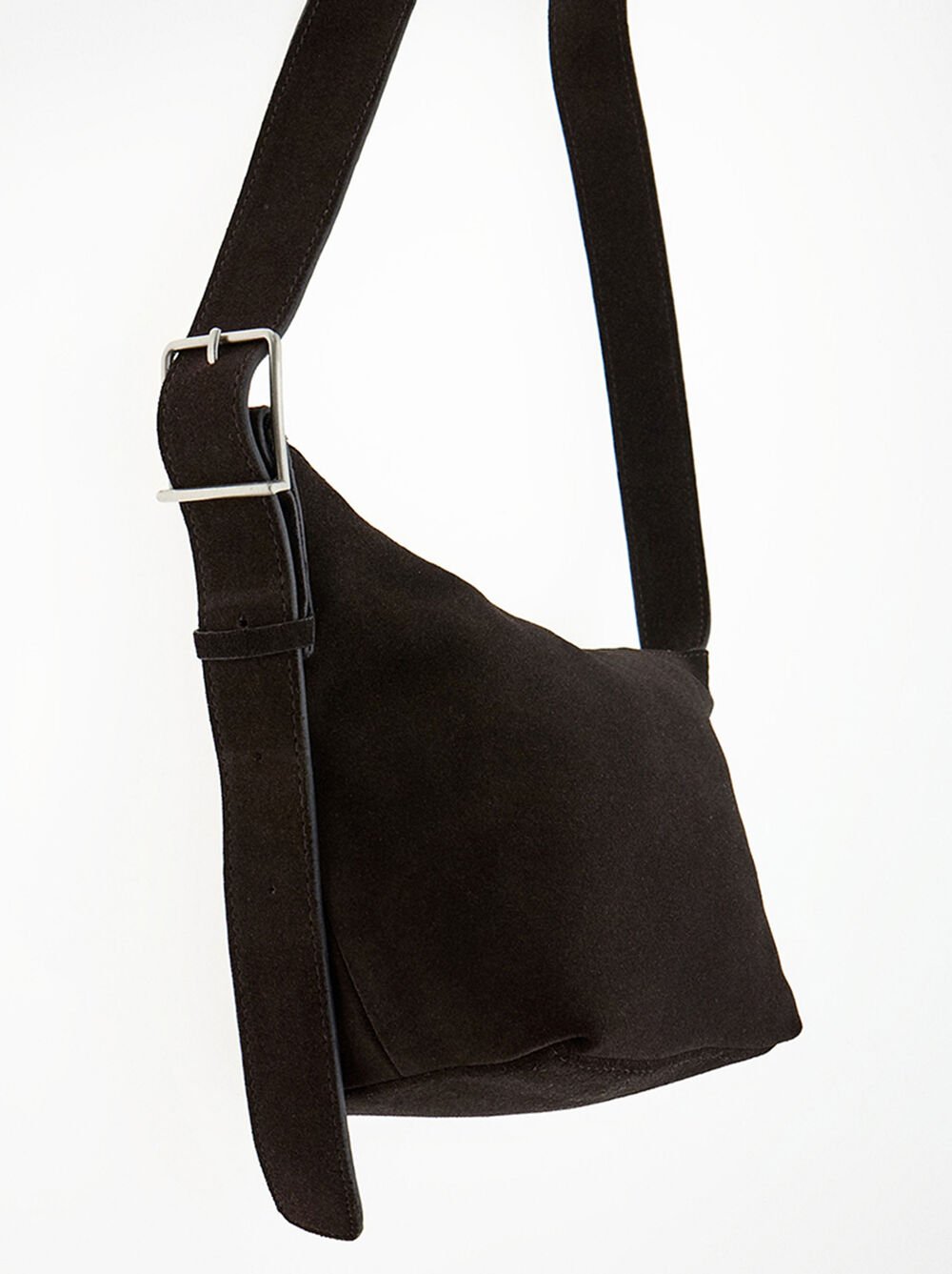 Umhängetasche aus glattem Leder