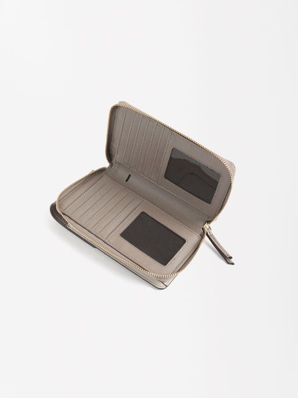 Phone bag with flap closure