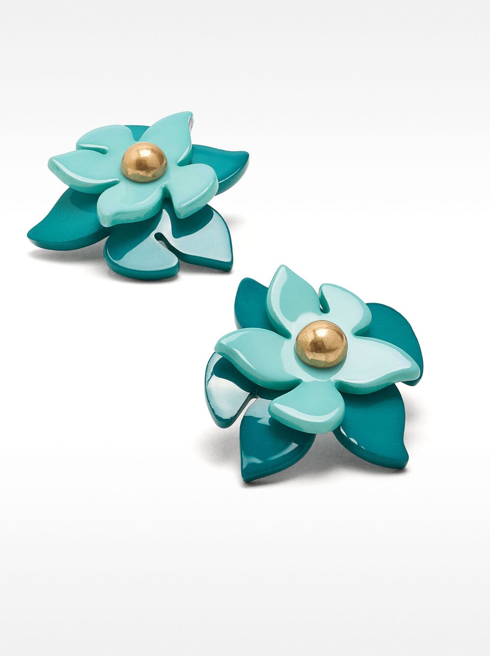 Arracades dobles de flor