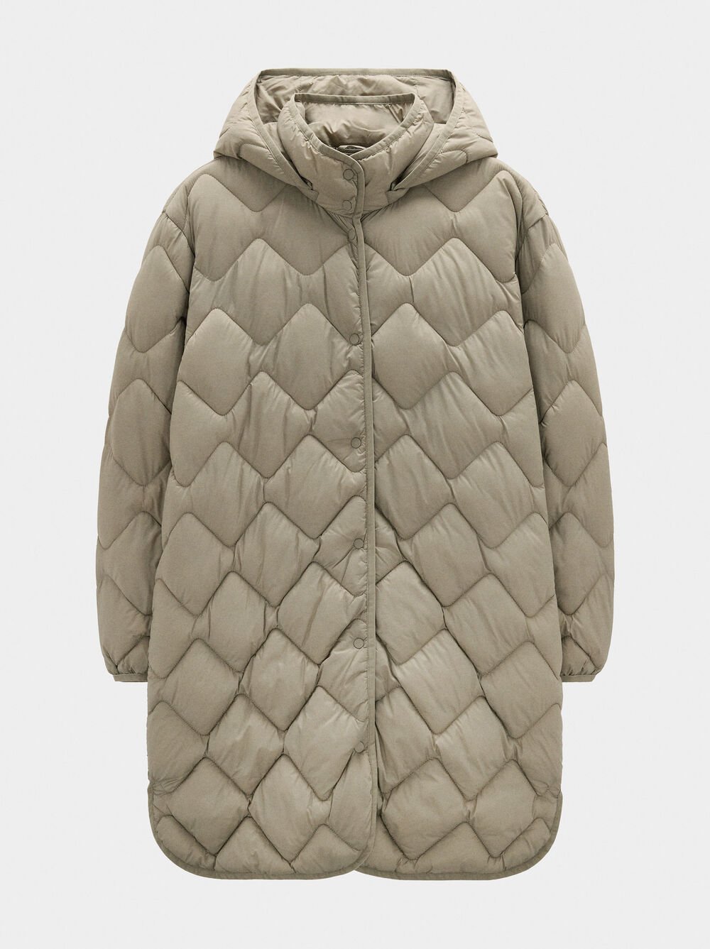 Long padded coat