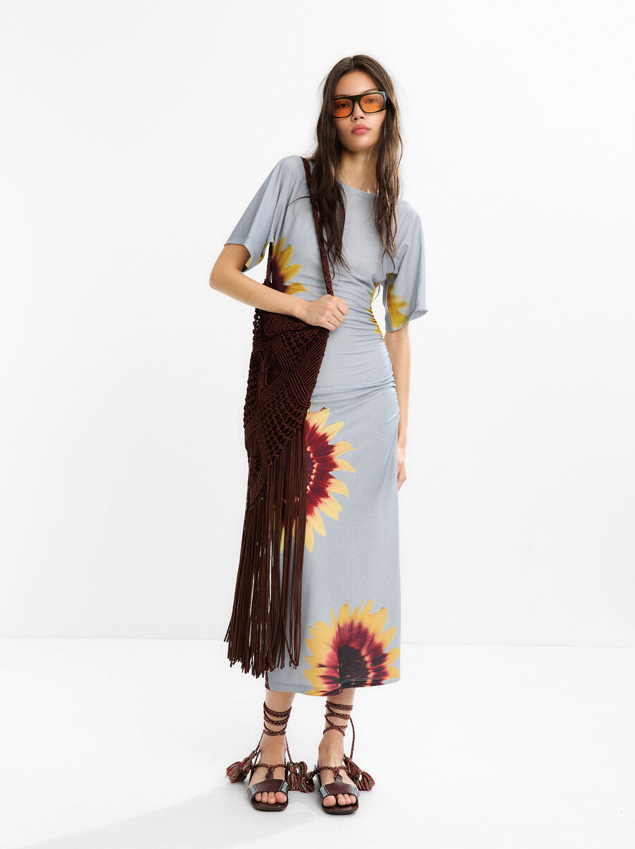 Floral printed long dress