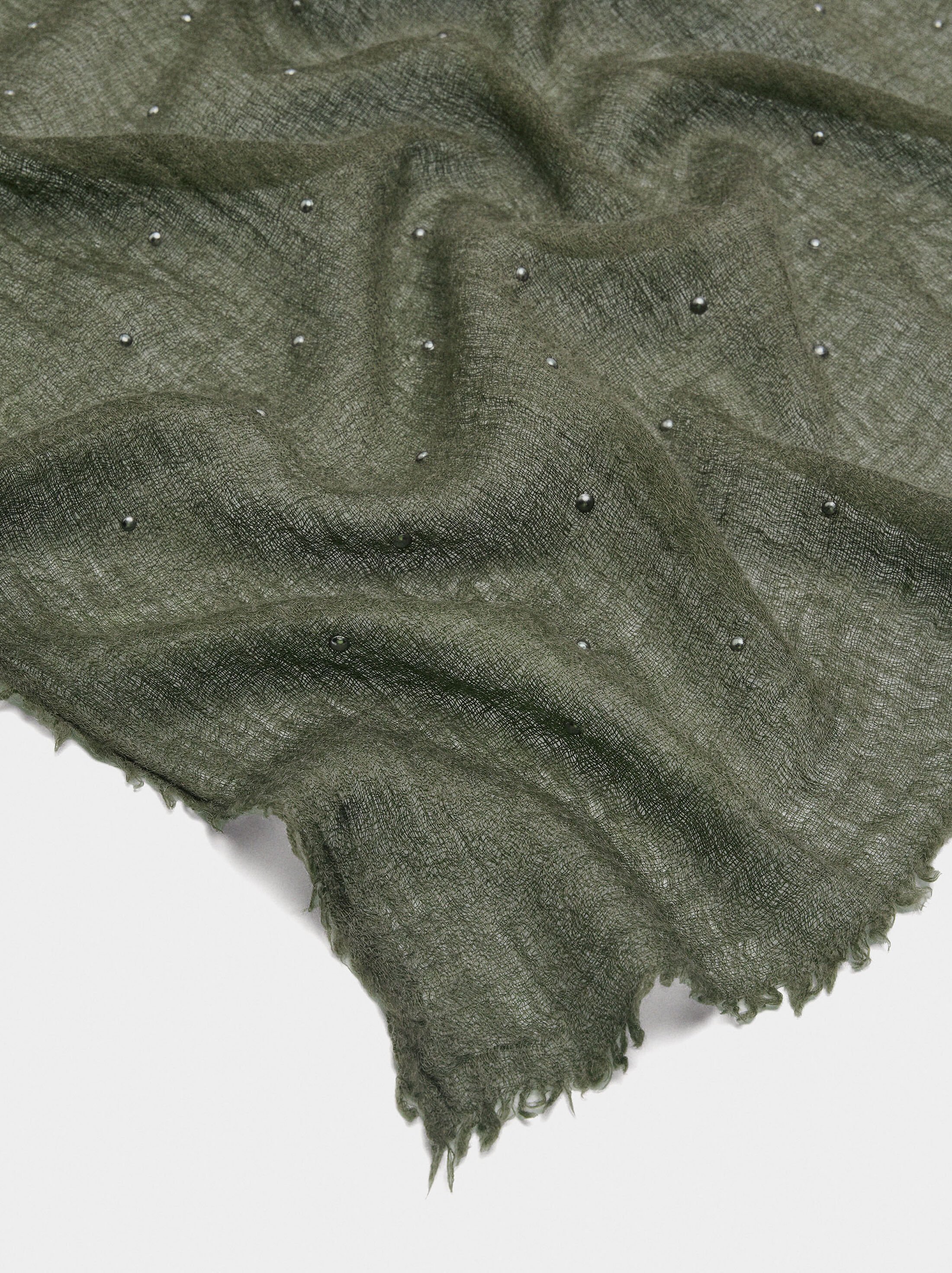 Ceremonial scarf with rhinestones image number 1.0