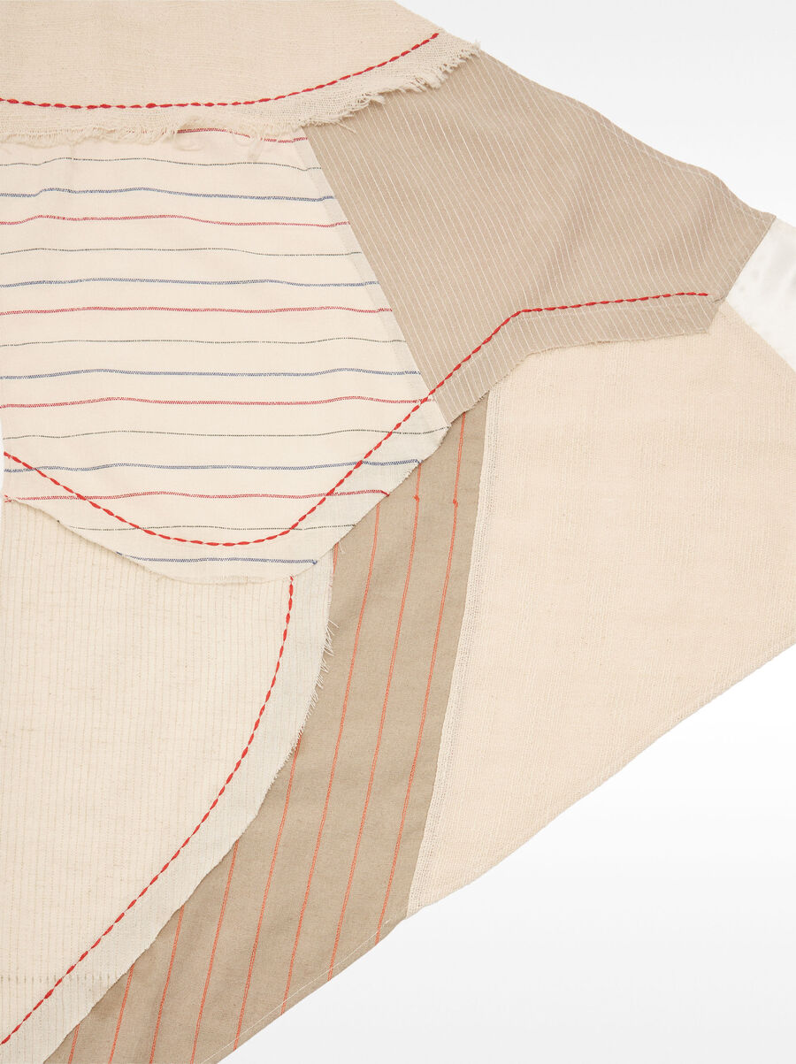 Triangular cotton scarf