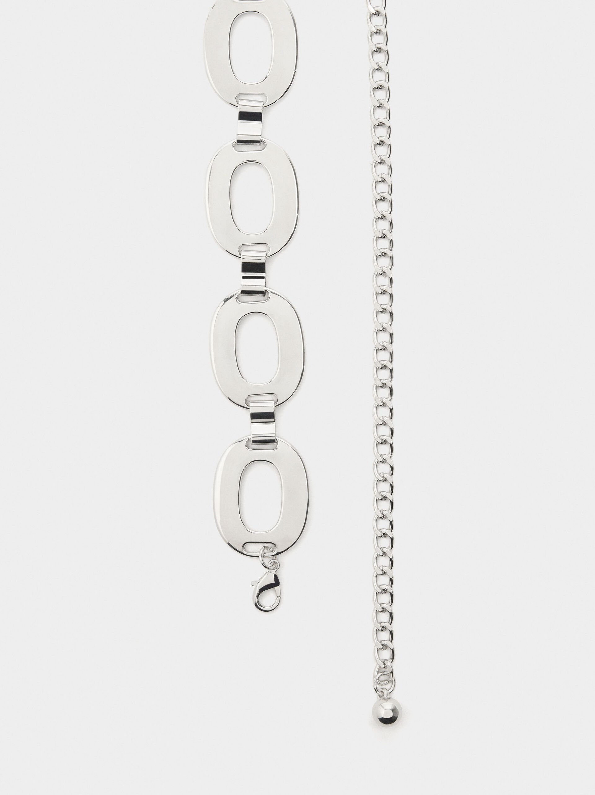 Metal belt with rings image number 2.0