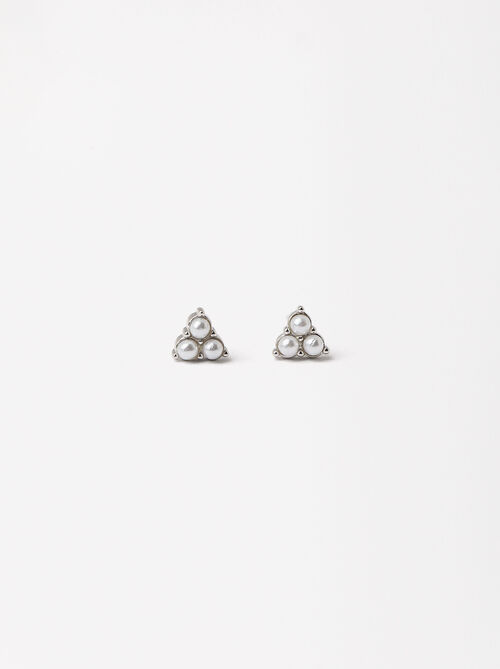 Triangle Earrings - 925 Sterling Silver