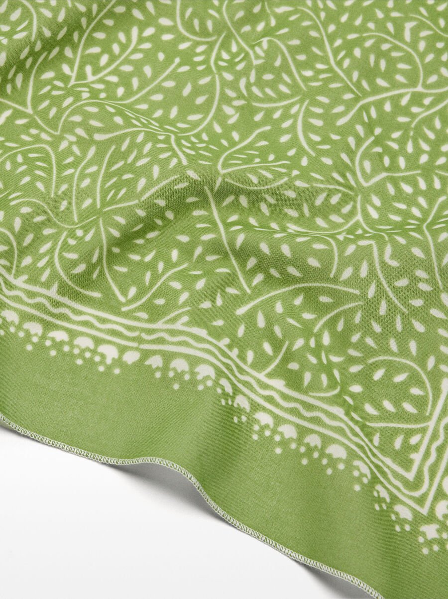 Square scarf 100% cotton