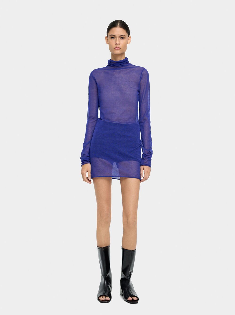 Jersei de punt de coll alt