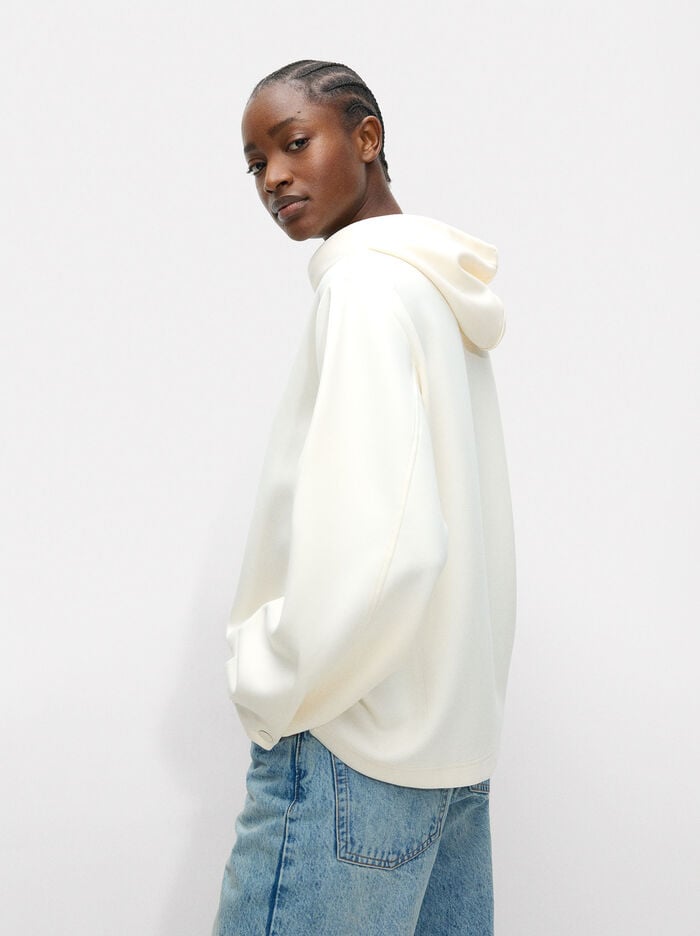 Sudadera estampada con capucha