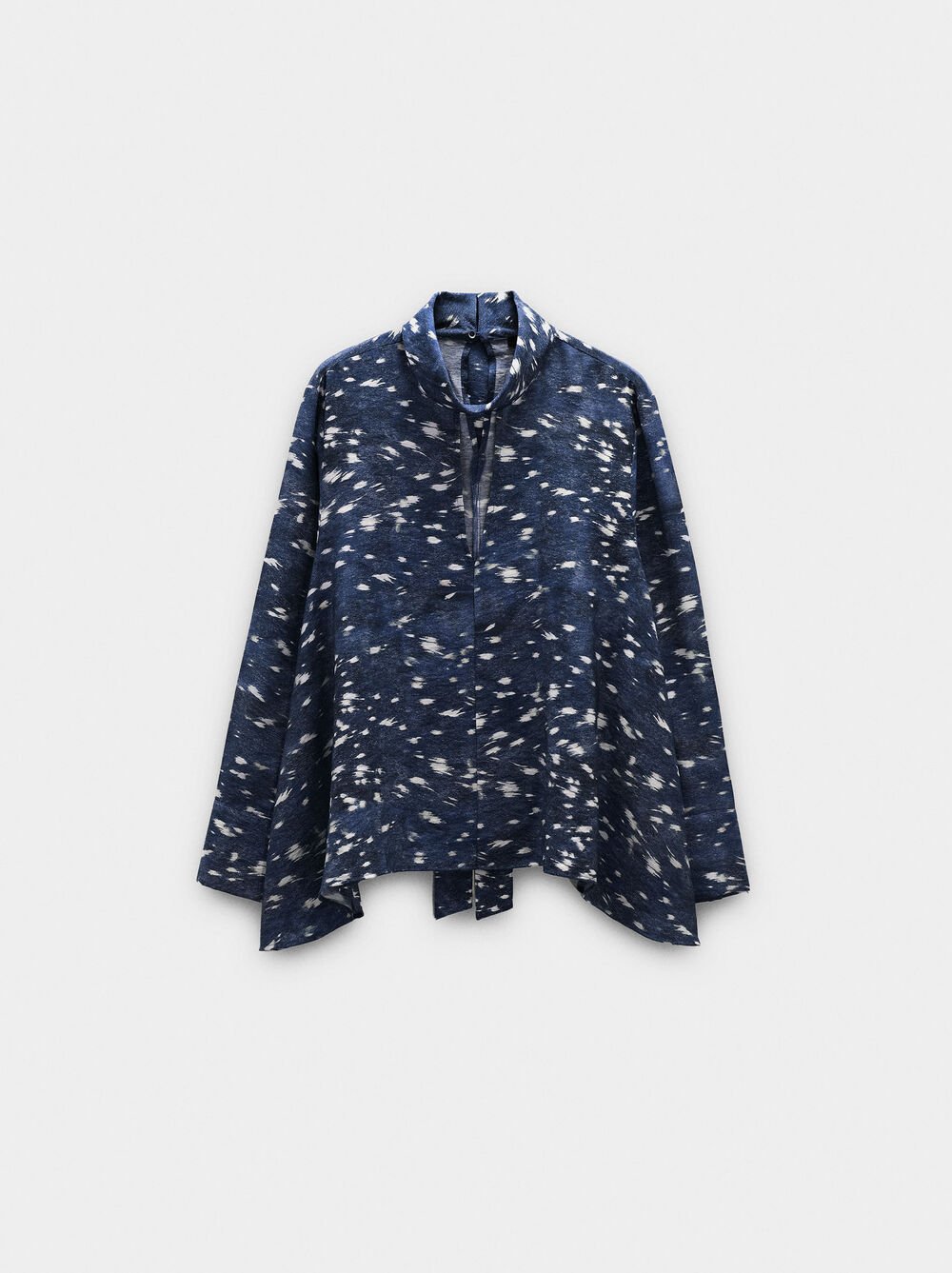 Bluse mit langen Ärmeln mit Animal-Print