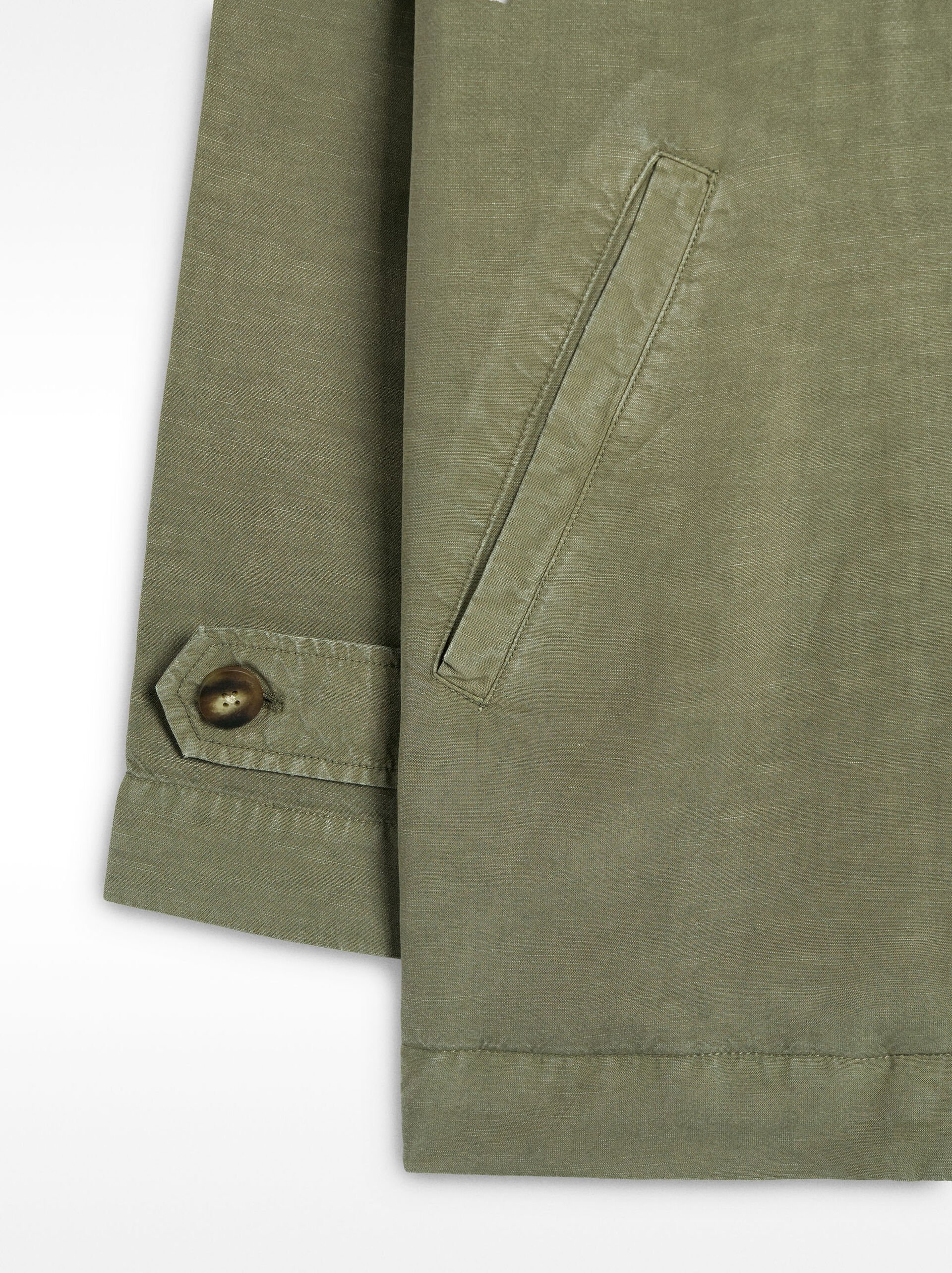Coat with linen - lyocell image number 6.0