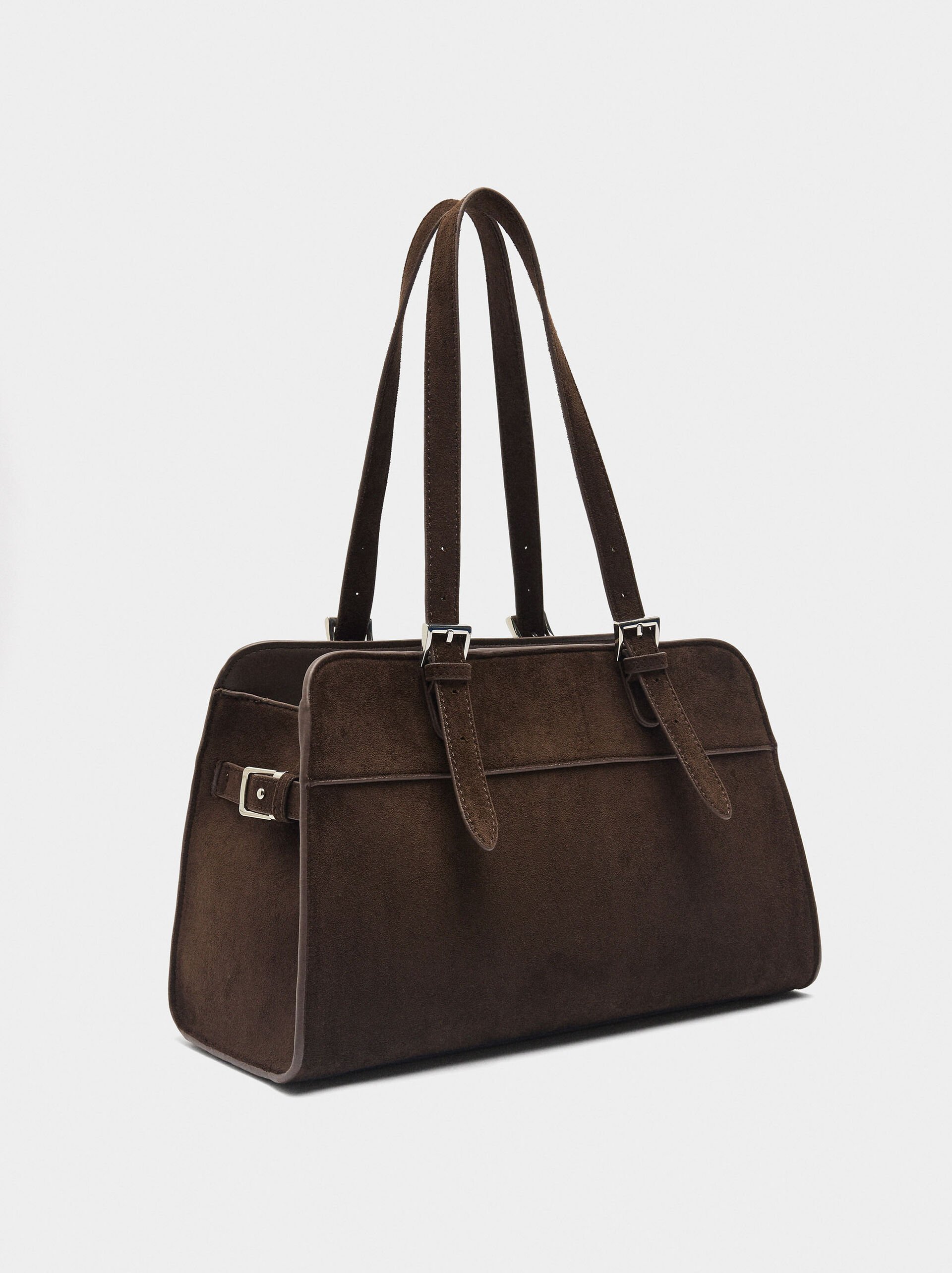 Tote bag with leather-effect image number 3.0