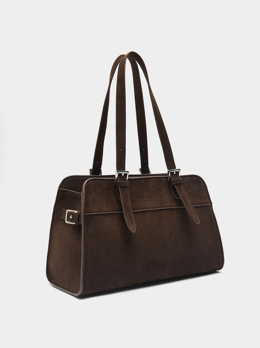 Bolso tote efecto piel