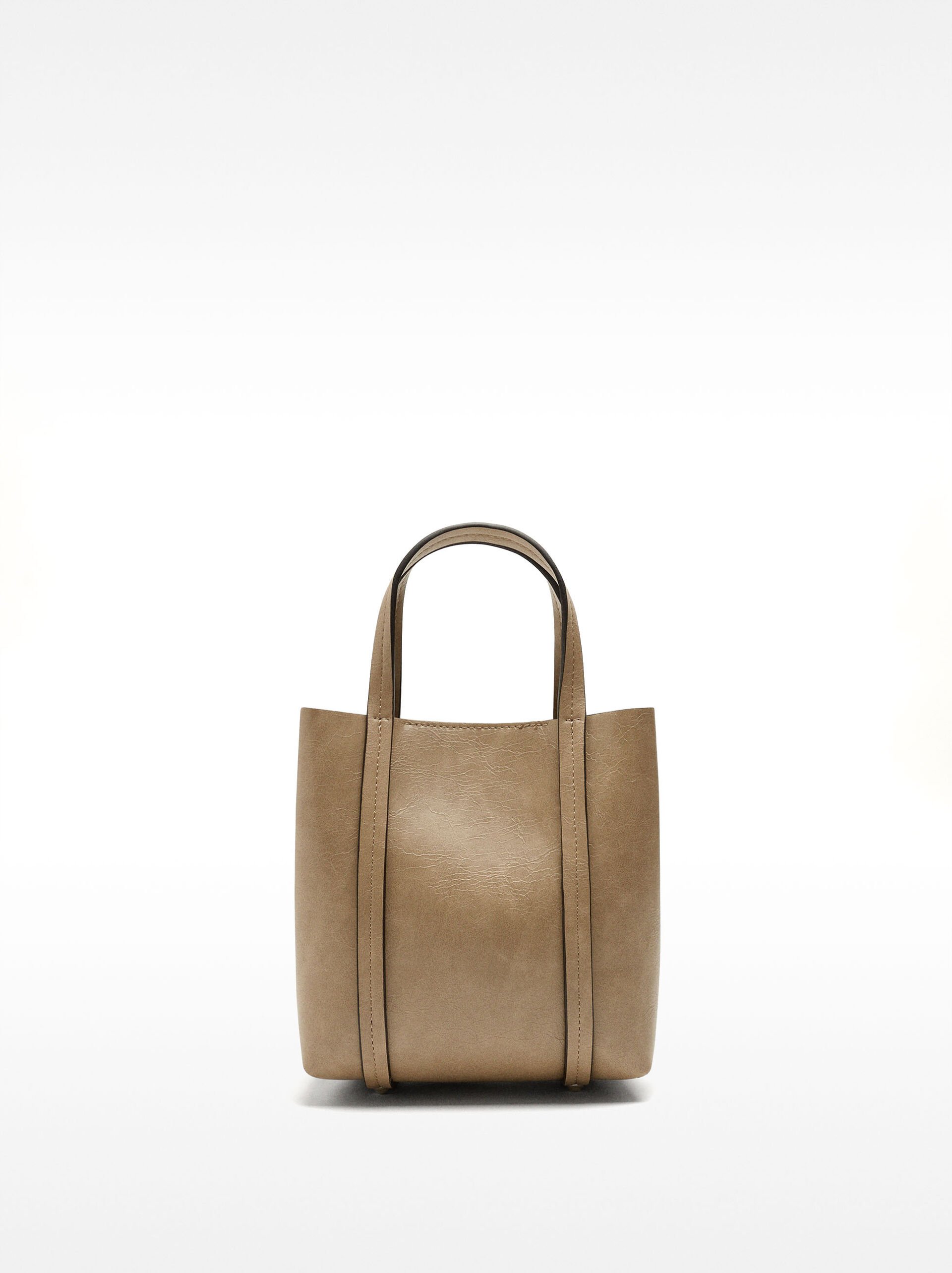 Crackled tote bag image number 0.0