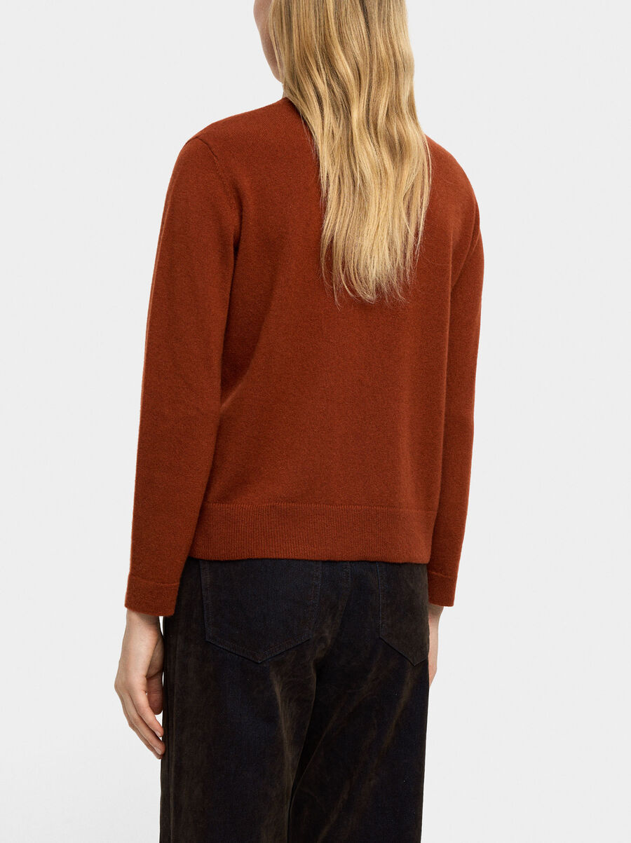 Cardigan with 100% cashmere