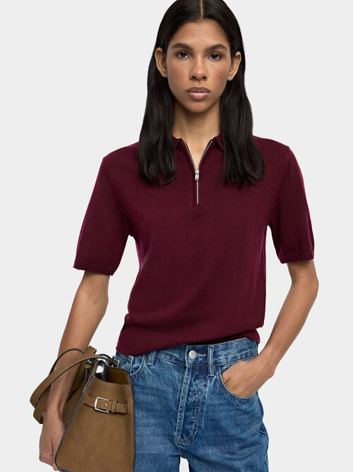 Jersey de punto de manga corta