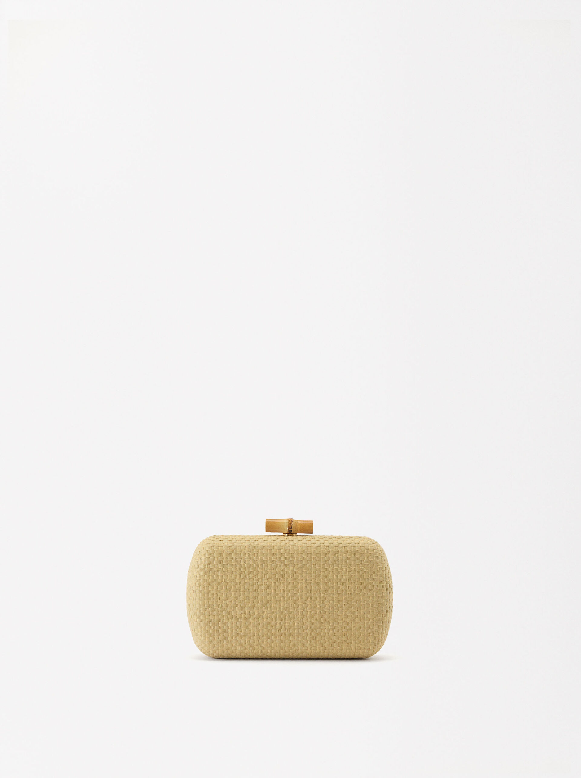 Straw-effect party clutch image number 0.0