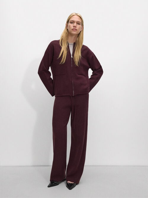 Knit trousers