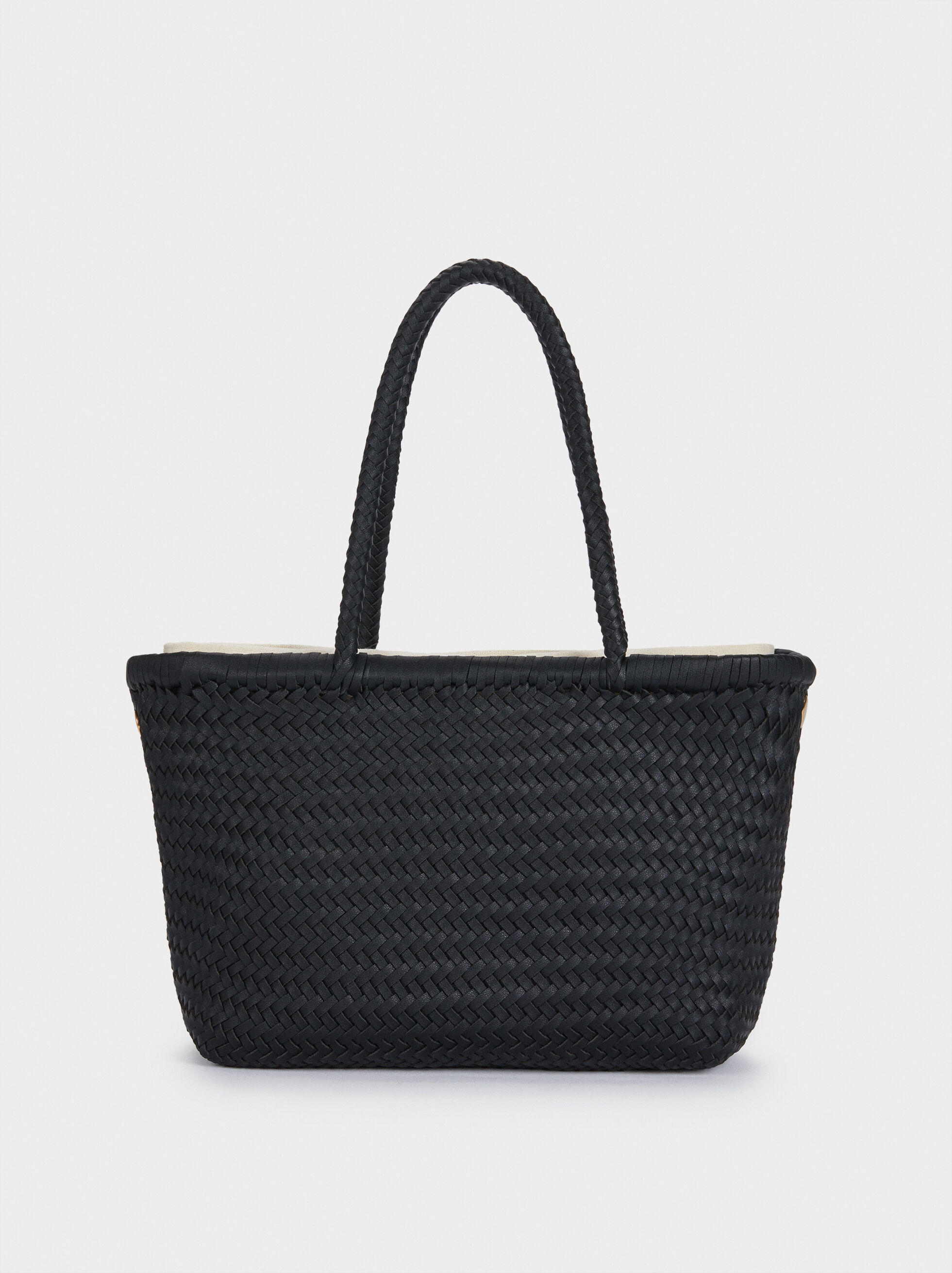 braided tote bag