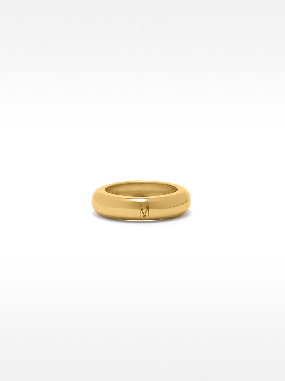 Rounded ring for pinky finger - 925 sterling silver
