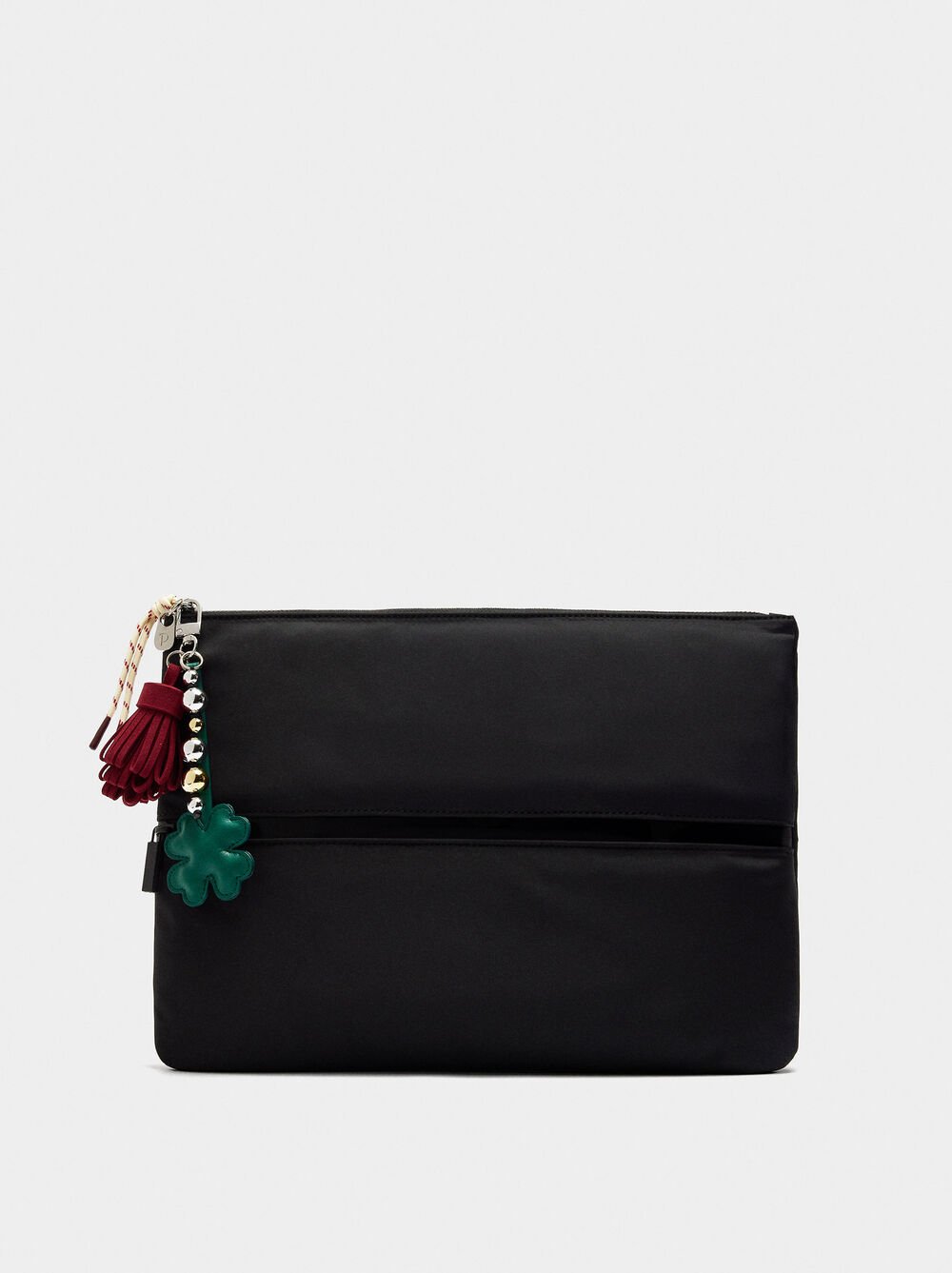 Nylon laptop cover with charm 13"