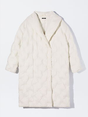 Online Exclusive - Long Padded Coat image number 0.0