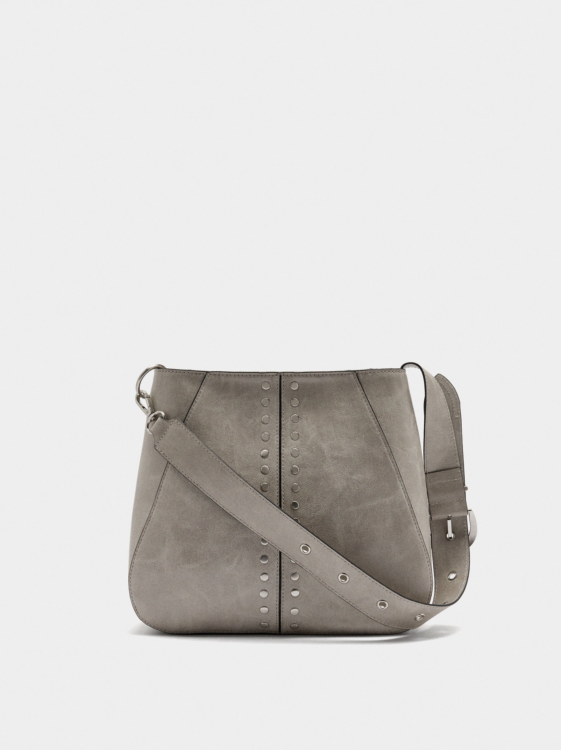 Shoulder bag with studs image number 0.0