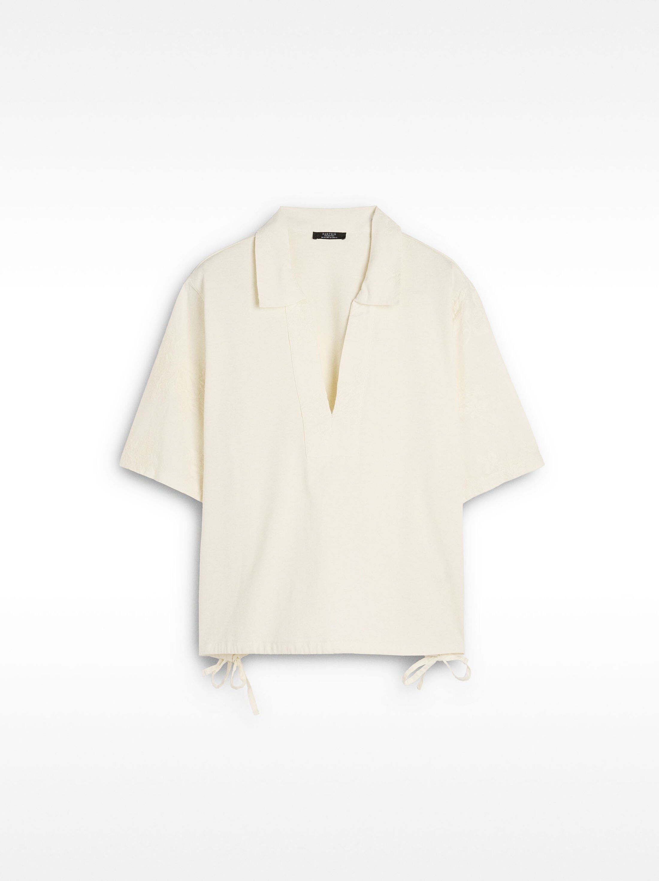 Blusa 100% de cotó amb bordats image number 6.0