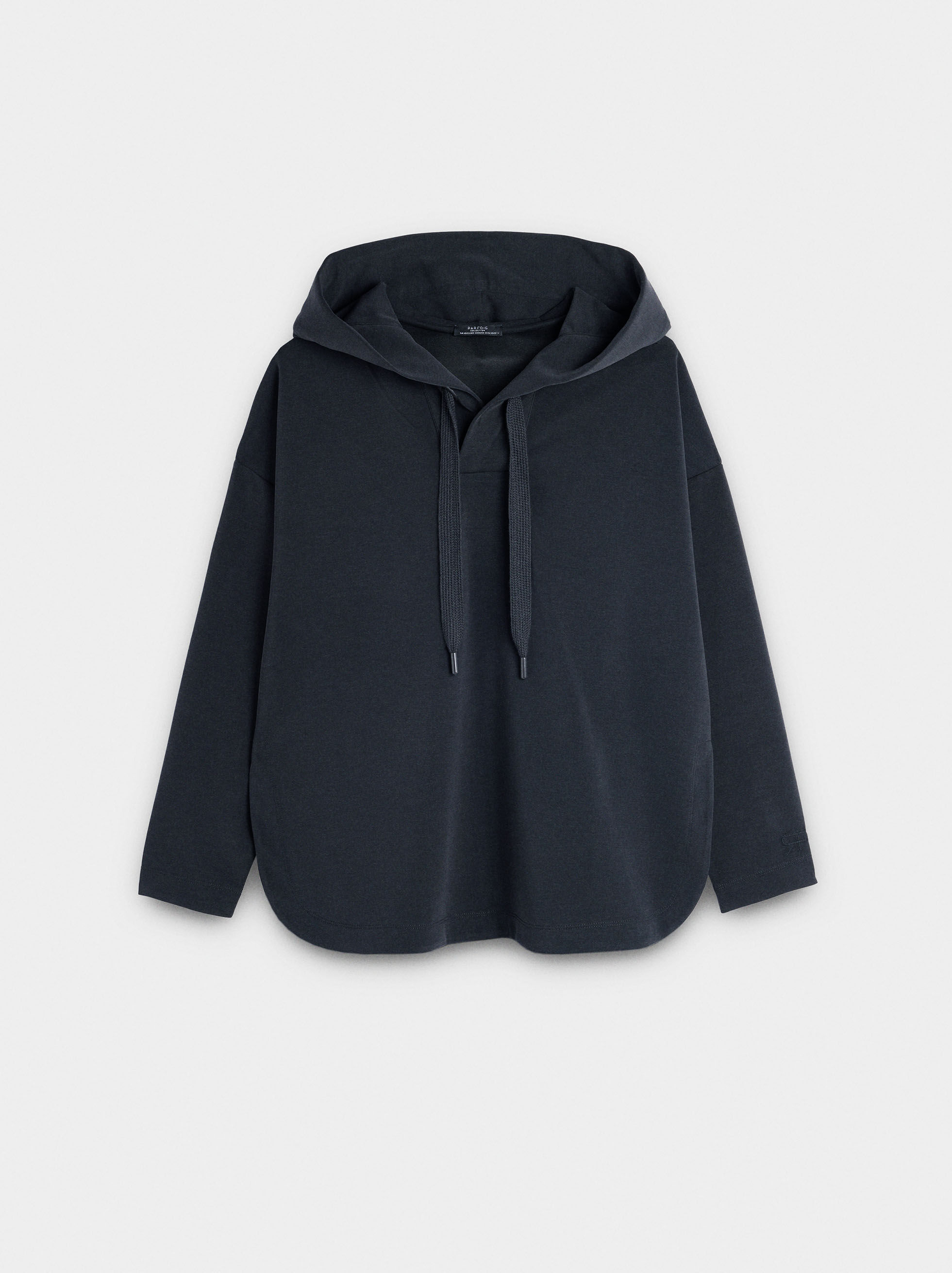 Knit hoodie soft touch Grey | Parfois