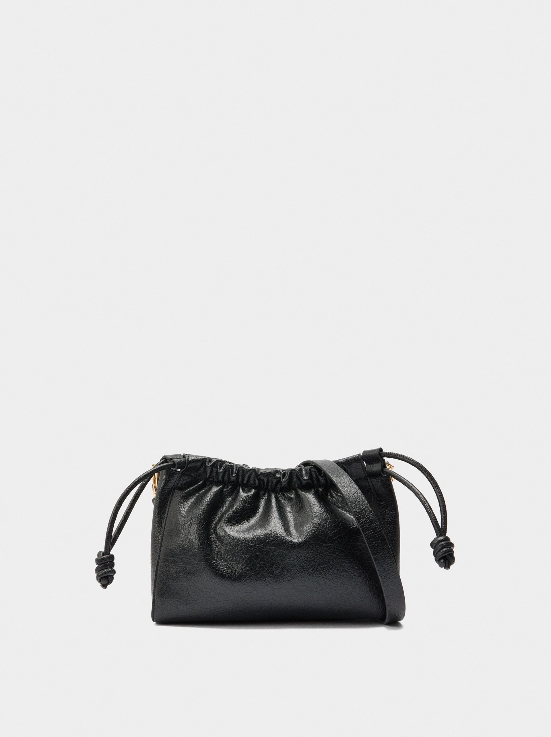 Crossbody bag with ruched detail image number 0.0