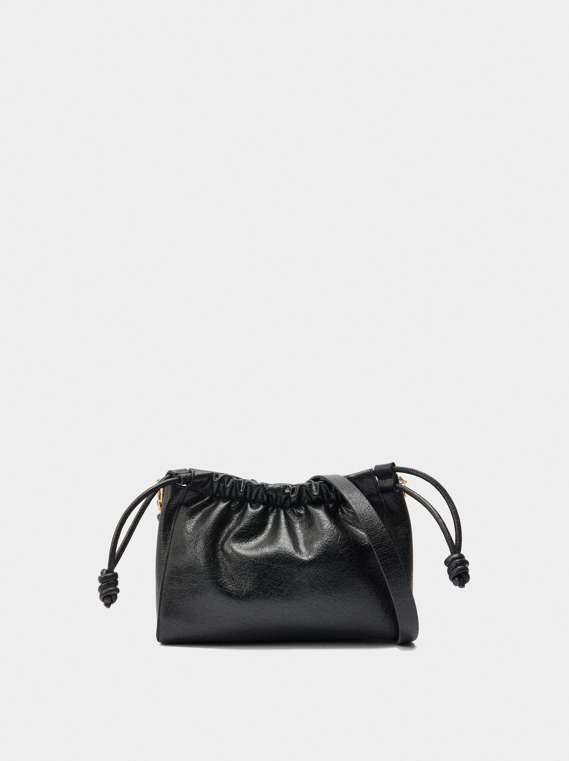 Crossbody bag with ruched detail image number 0.0