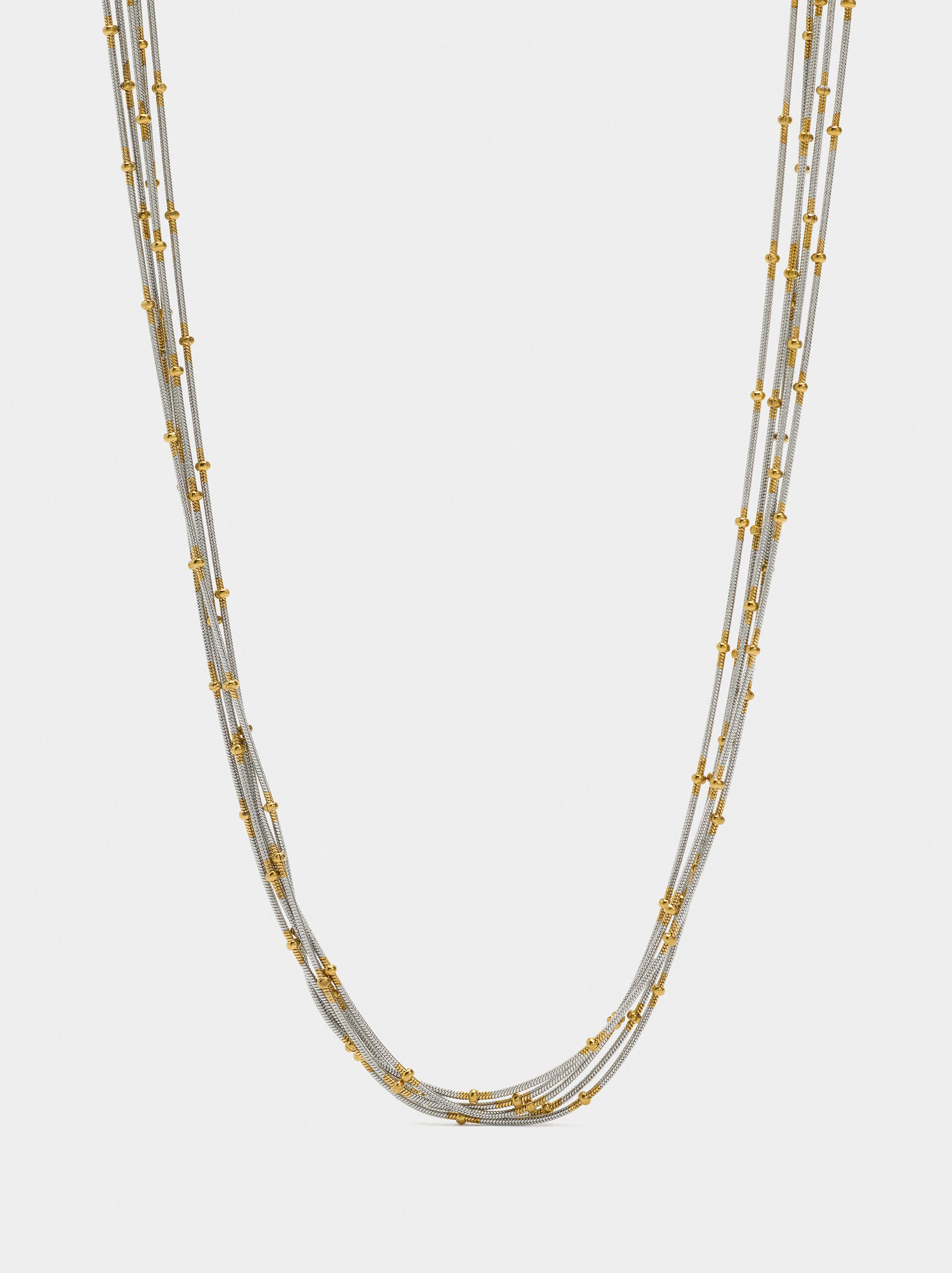 Multi-collar bicolor with stainless steel image number 0.0