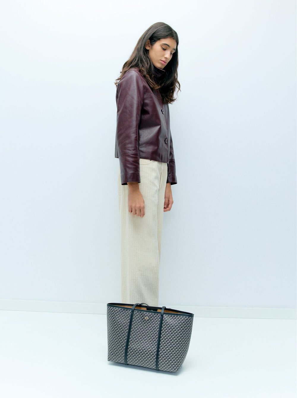 Bedruckte Shopper-Tasche mit abnehmbarem Beutel