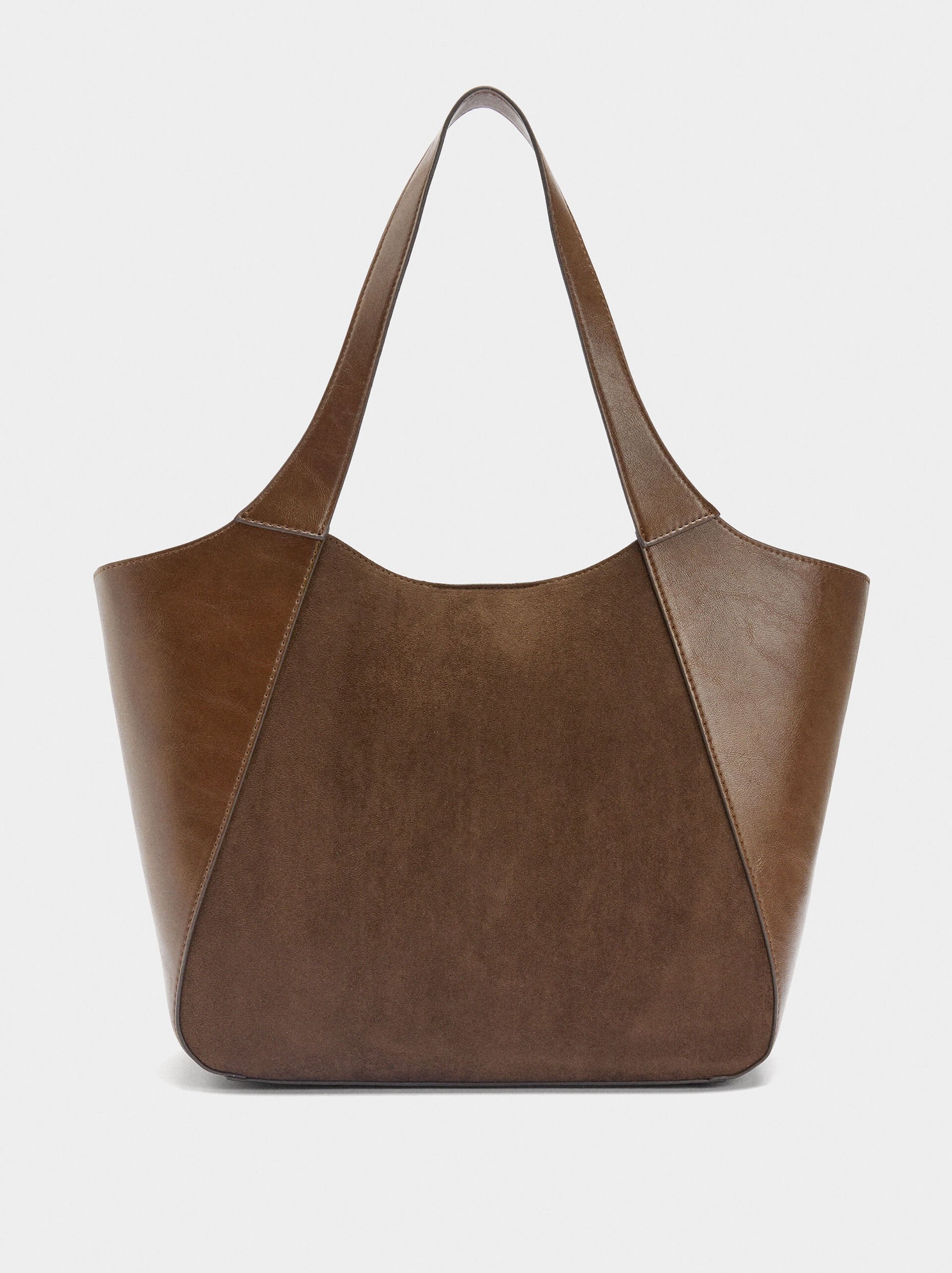 Shopper bag with removable pouch image number 0.0