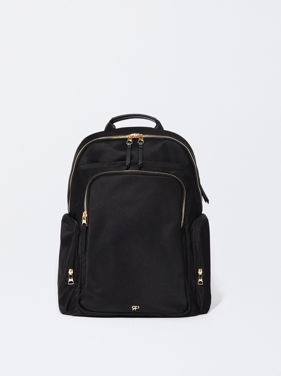 Nylon Backpack Black Woman Backpacks