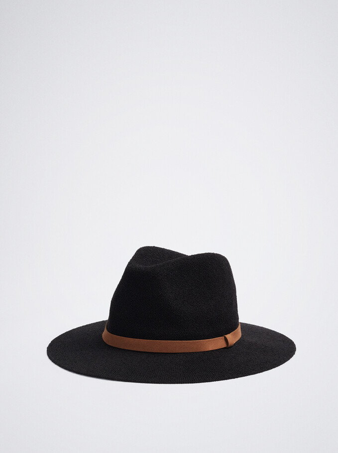 Knit Hat, Black, hi-res