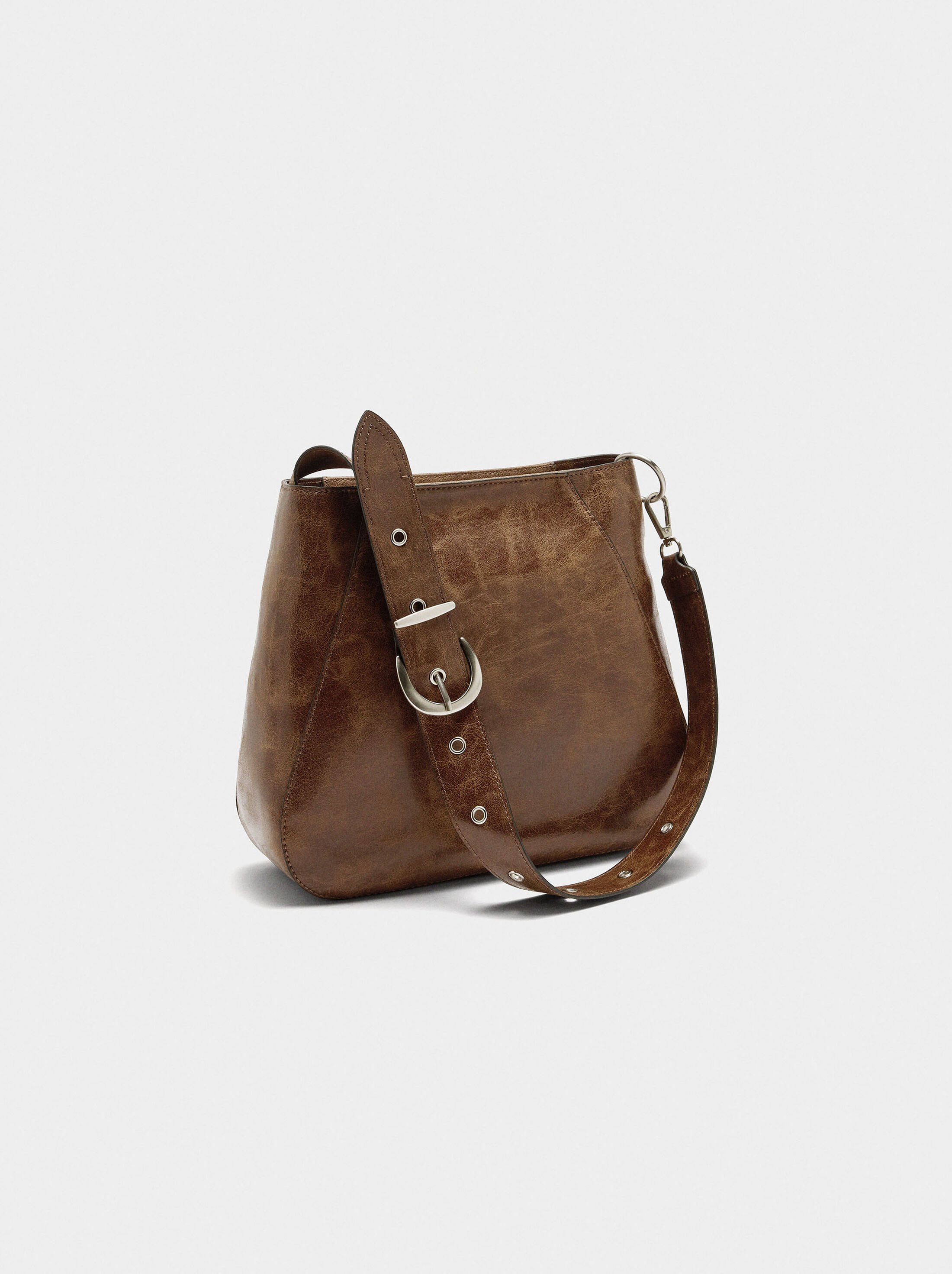 Shoulder bag with studs image number 3.0